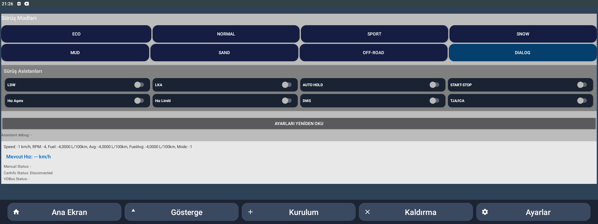 Otomasyon ayar önizleme